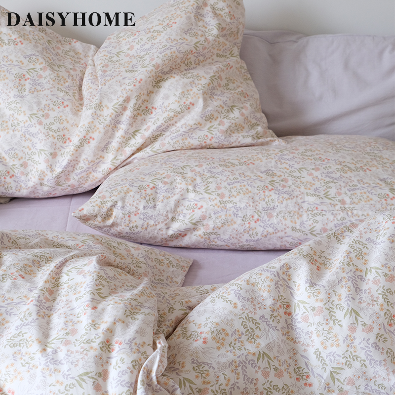 DAISYHOME【花季】全棉治愈系碎花四件套小清新韩式北欧ins风床单 - 图2