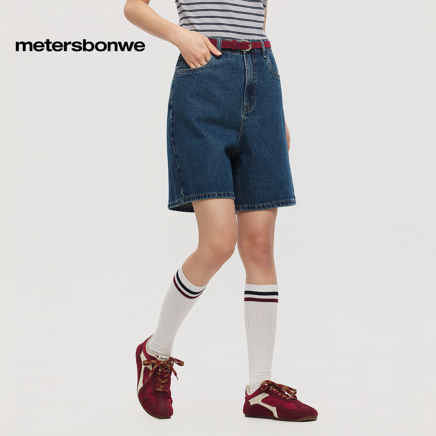 美特斯邦威短裤女2026夏季新款