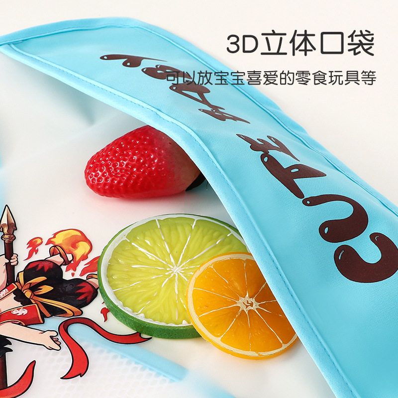 Breathable mesh new baby coveralls and children's eating bibs