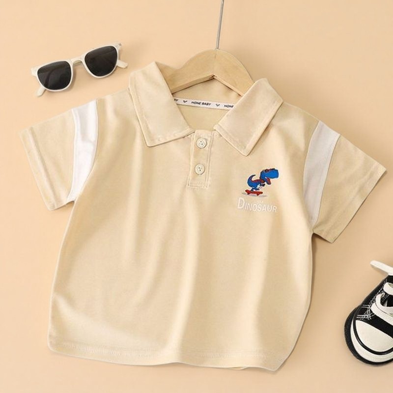 男童T恤夏装2025新款短袖儿童装宝宝夏季薄款珠地棉POLO衫潮,淘宝优惠券,粉丝福利购,淘宝优惠卷