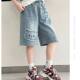 ເດັກຍິງ summer ຄົນອັບເດດ: denim ສັ້ນ cat
