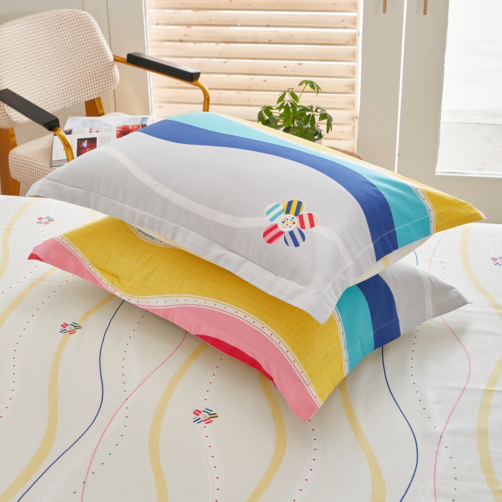 超柔加厚纯棉枕套一对装包邮全棉枕头套家用枕芯内胆套48x74cm