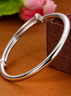 哲尔琦S990足银闺蜜传承手镯