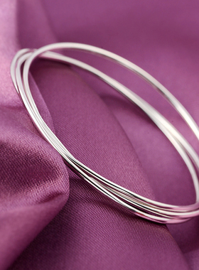 哲尔琦S990足银闺蜜传承手镯