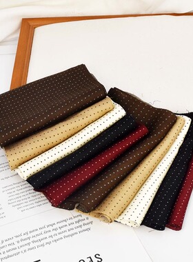 复古波点大肠发圈布料 发饰diy手工布料 头饰品材料装饰辅料配饰