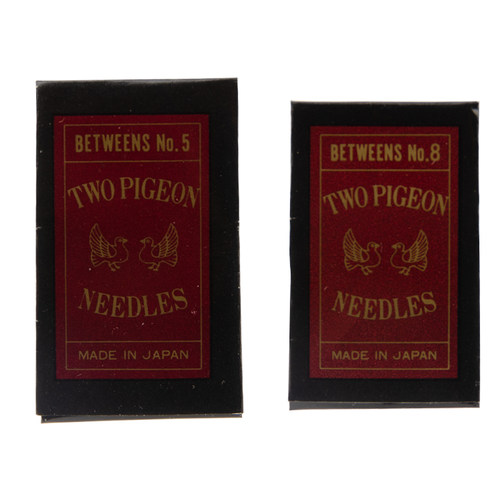 日本进口双鸽牌加硬短针手缝针 缝双面呢羊绒大衣用手工针金尾针 - 图3