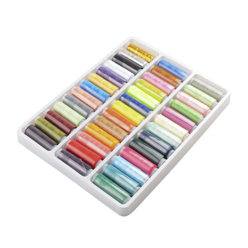 精品盒装39色402缝纫机线 手缝线 缝纫线 拼布线 棉线 裁缝工具,淘宝优惠券,粉丝福利购,淘宝优惠卷