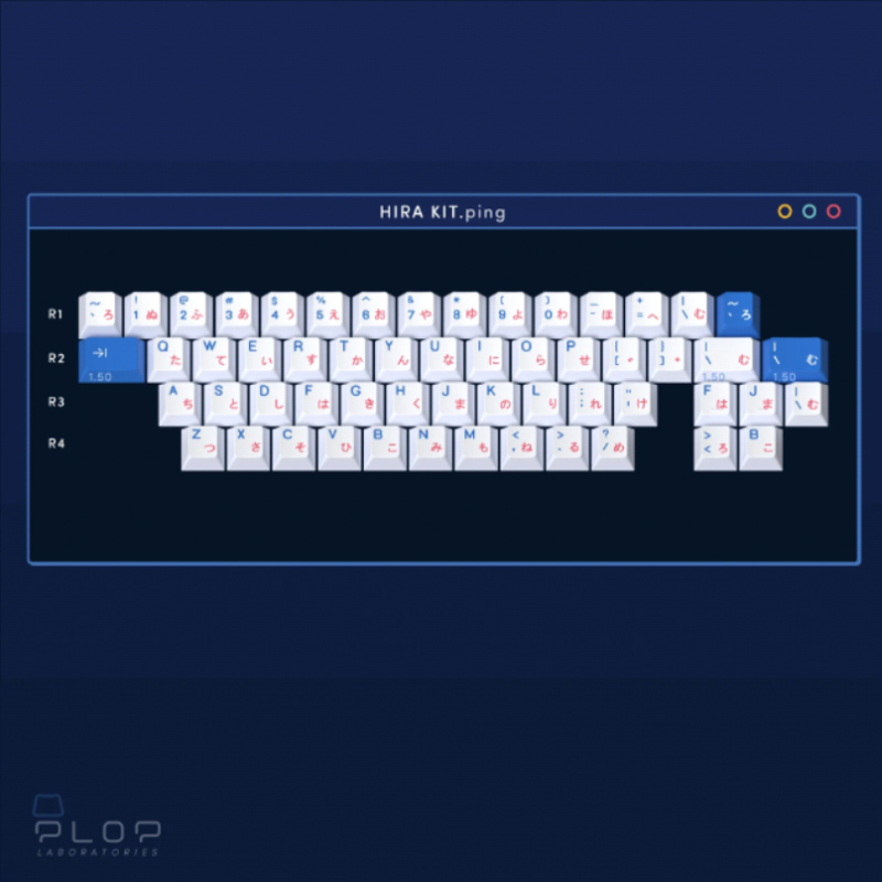 KBDfans 客制化机械键盘菜菜EPBT PING热升华原厂高度pbt键帽 - 图1