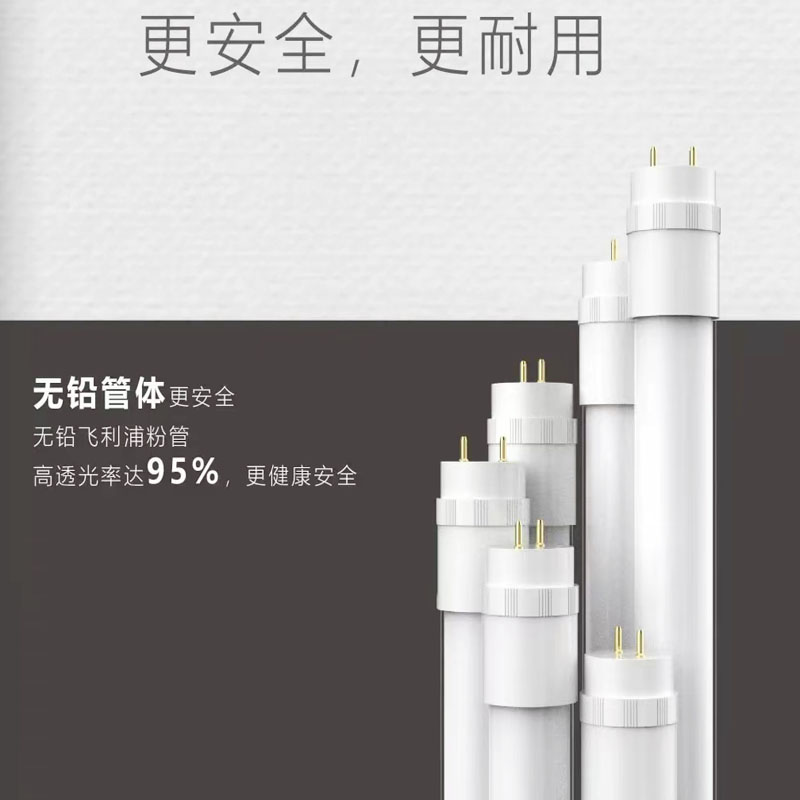 小器鬼led灯管1.2米t8一体化多瓦数全套光管节能长条小器鬼日光灯 - 图1