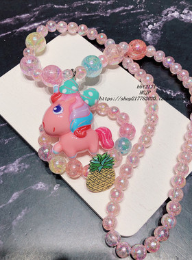 儿童闪光水果玩具挂链