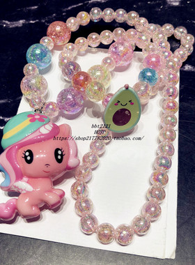 儿童闪光手链鼠年卡通首饰套装