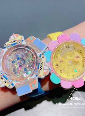 网红流沙时尚风机器人彩色首饰