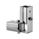 2530 square tube stainless steel connector orchid rack joint