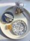 British retro tableware steak flowers dessert plate