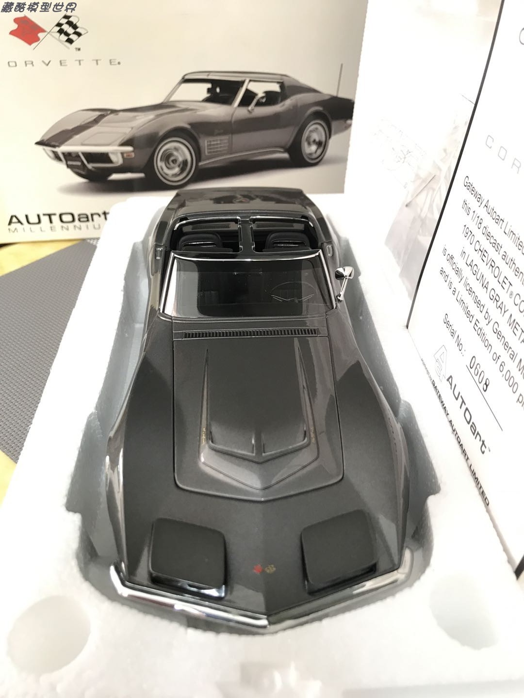 Autoart奥图亚AA 1/18克尔维特1970 合金汽车仿真模型 原包限量版 - 图1