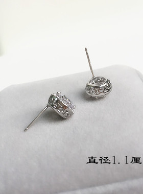 水晶超闪锆石圆形皇冠雕花仿钻