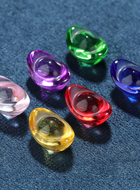 七彩琉璃元宝开业礼品摆件