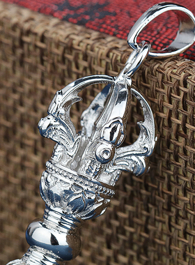 925纯银五股金刚杵精抛光工艺