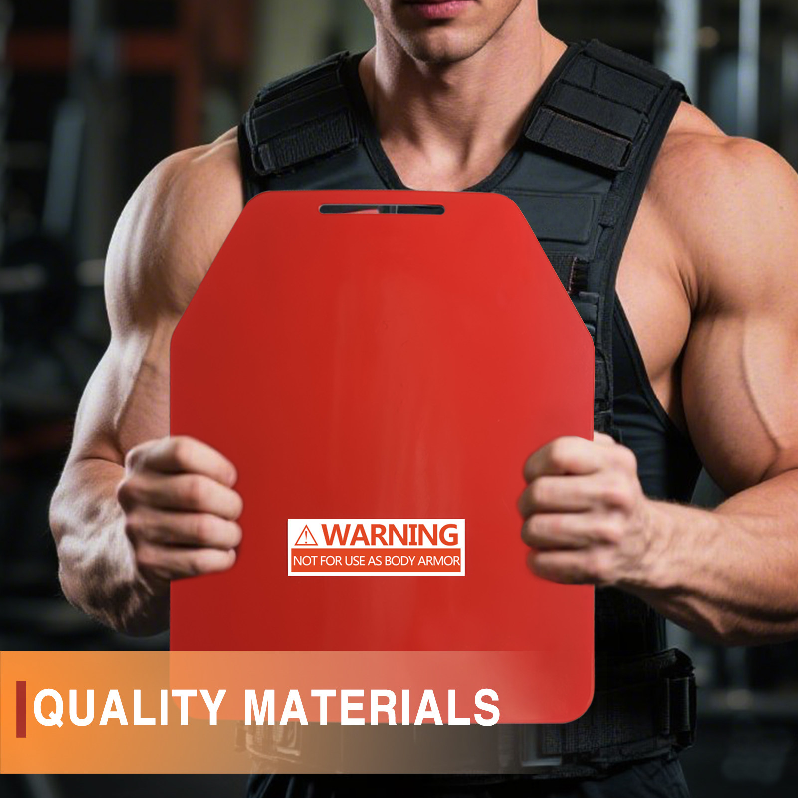 UNIONTAC防弹钢板美标NIJ IIIA 1.25KG负重板钢制涂层插板25*30CM