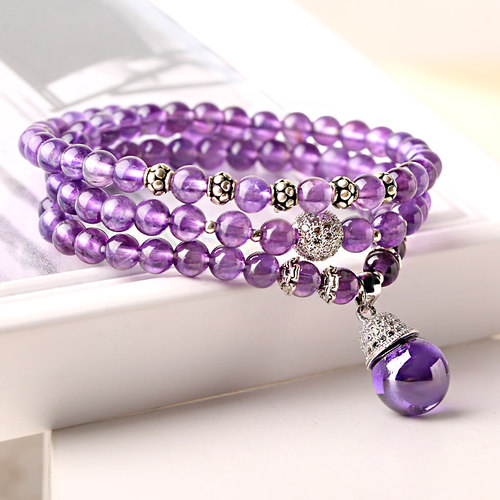 枝繁珠宝枝凡天然水晶手串项链吊坠戒指情人节母亲节礼物散珠配饰 - 图2