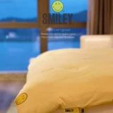 Демисезонное удерживающее тепло антибактериальное одеяло, желтая подарочная коробка, постельные принадлежности, увеличенная толщина