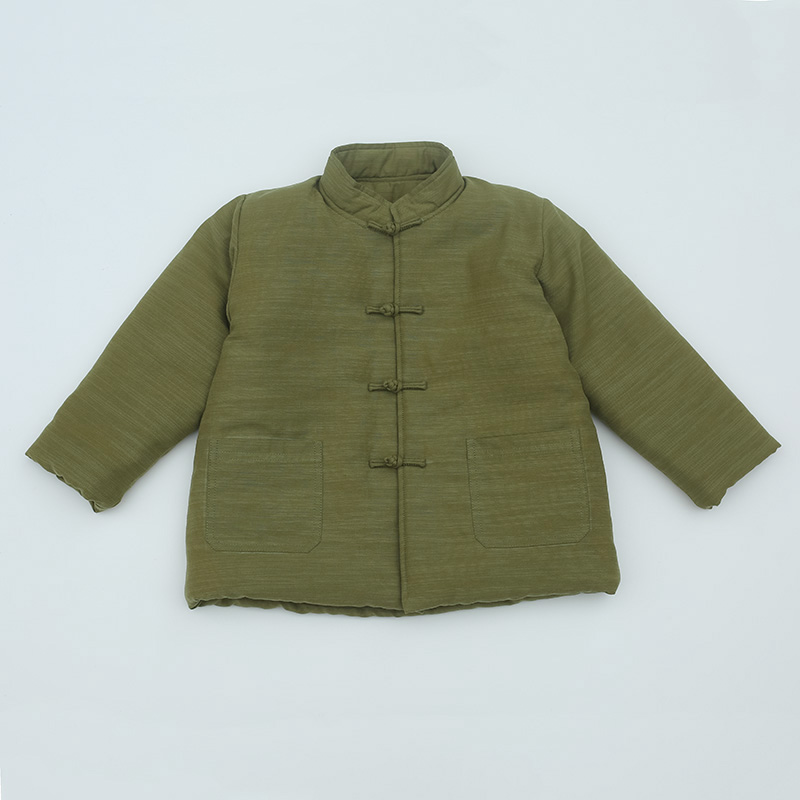 外婆家经典款断码清仓秋冬款棉麻旗袍对襟大襟上衣售完无补 - 图2