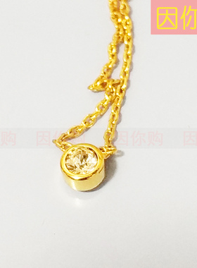 欧泊莱专柜施华水晶唐同款项链