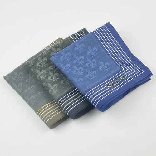 Хлопковый японский комфортный мягкий классический носовой платок, 80 шт