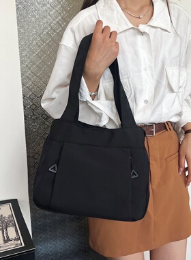 Casual single shoulder cloth bag, women's tote bag休闲单肩包
