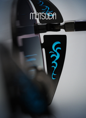 松田M3137侧遮罩'彩色玻璃”装饰