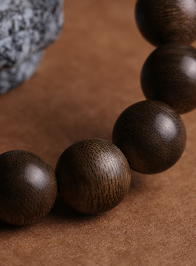 天然文莱软丝沉香手串