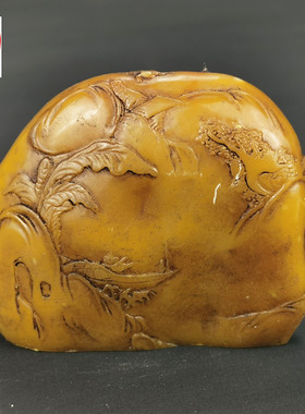 小摆件随形书法寿山石雕