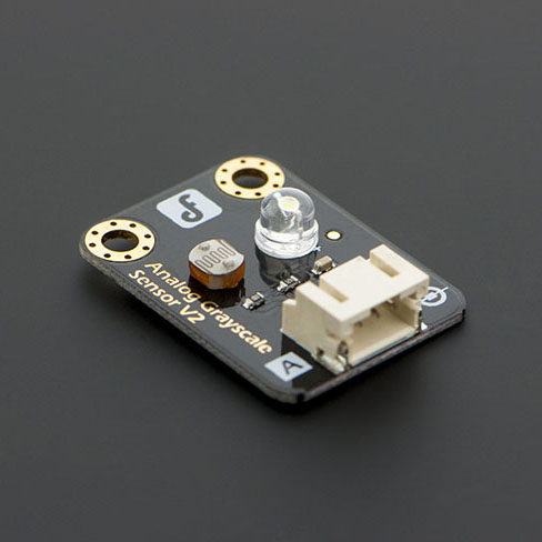 DFRobot兼容Arduino电子积木模拟灰度传感器寻线传感器含数据线 - 图0
