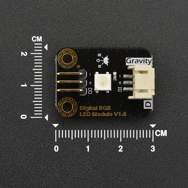 【易级联】Gravity:数字RGB全彩LED模块免焊接兼容W2812 RGB灯带 - 图1