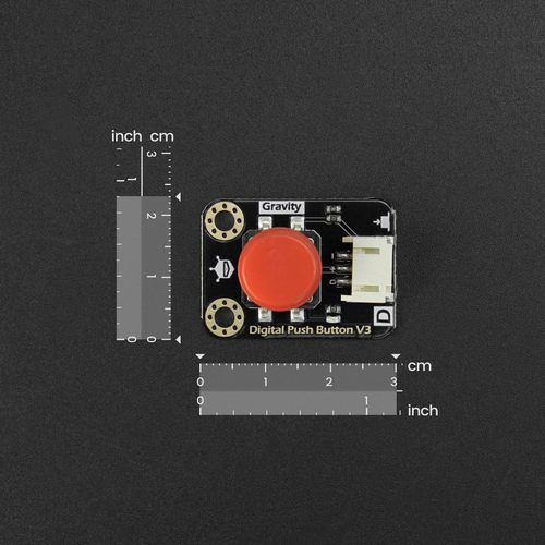DFRobot出品数字大按钮模块 白色 按键 Arduino兼容优良触感 - 图1