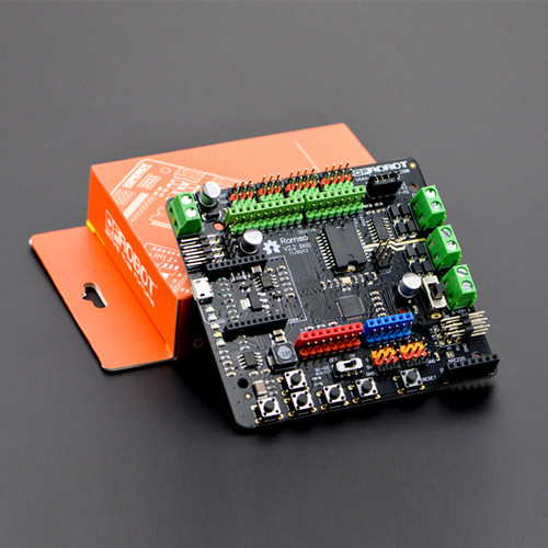 DFRobot RoMeo多合一微型控制器集成电机驱动传感器兼容Arduino - 图0