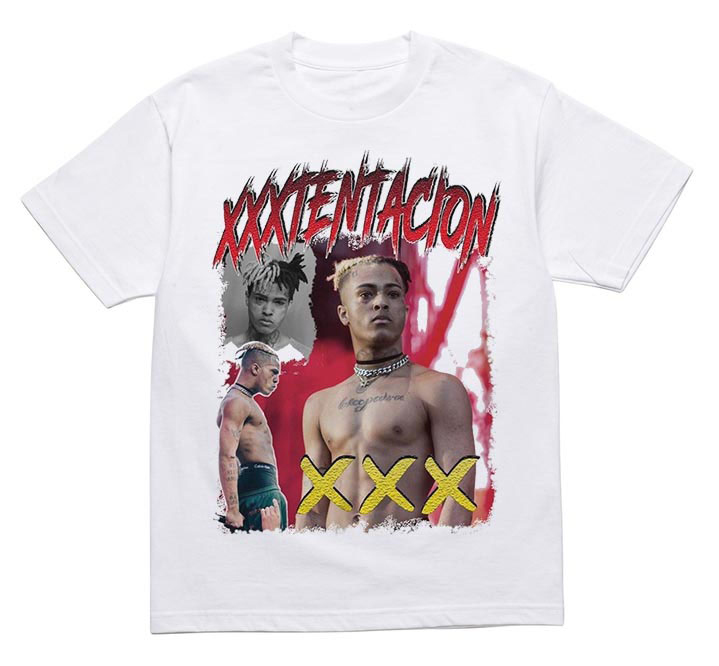 RIP XXXTENTACION Hiphop Vintage Rap Tee 说唱嘻哈饶舌复古T恤 - 图3