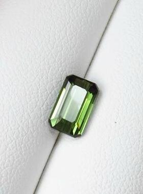 天然碧玺裸石戒指面吊坠孔雀绿