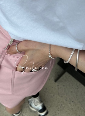 手链925纯银韩国手环手环