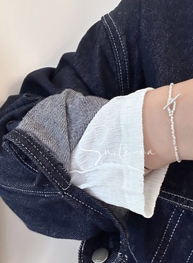 手环手链韩国925纯银手链