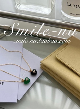 韩国设计师925天然石锁骨链