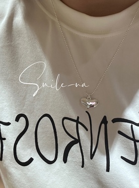 吊坠项链锁骨链韩国小众爱心