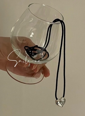 爱心毛衣链韩国双层925纯银