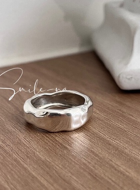 凹凸纹理设计师925925纯银时尚