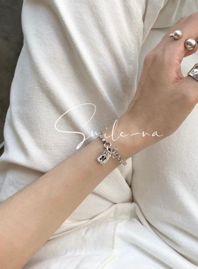 手链韩国手工制作925纯银吊坠