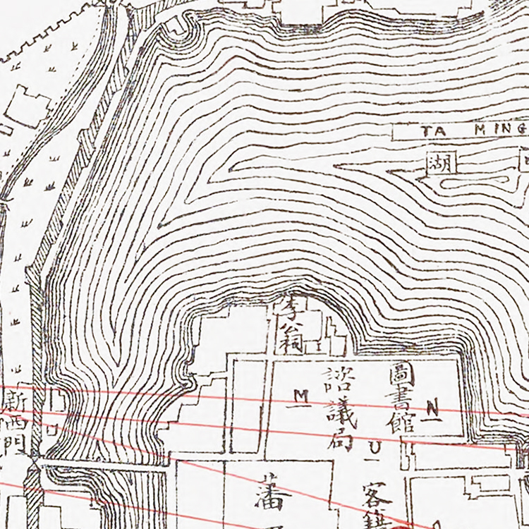 1920年济南省城商埠图民国山东电子手绘老地图历史地理资料素材 - 图3