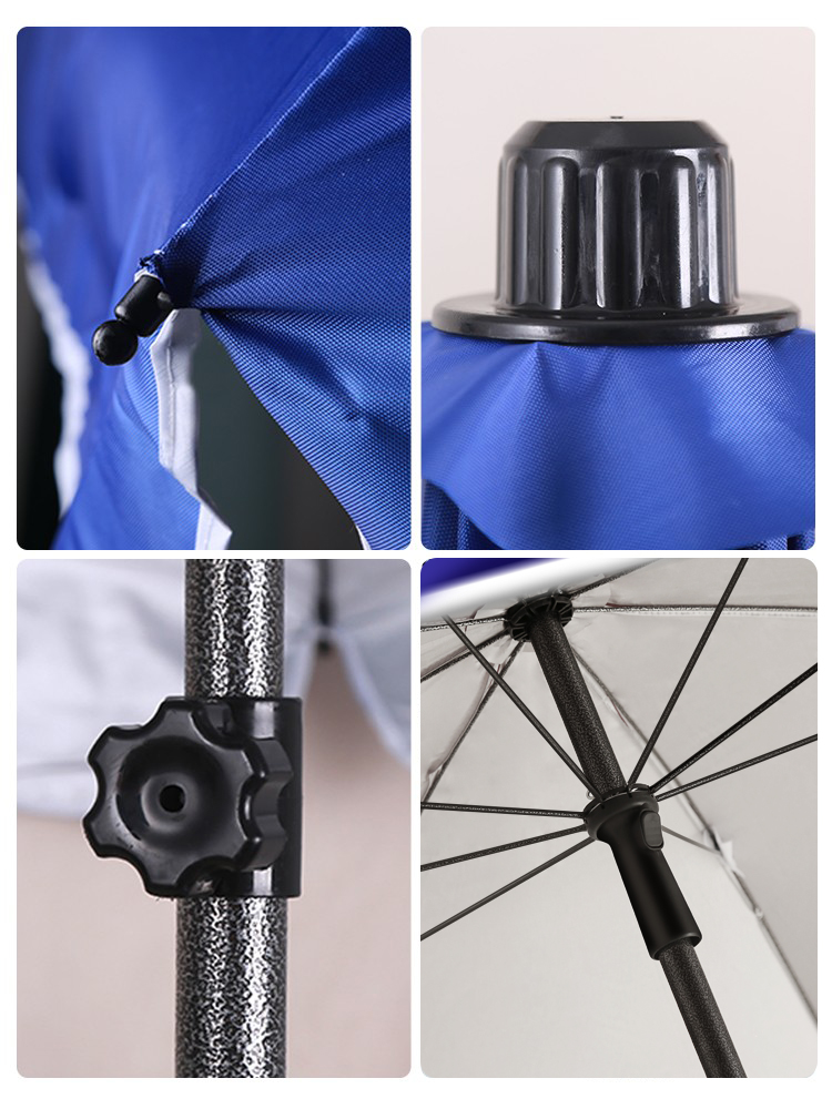 大伞户外摆摊斜面遮阳伞门面太阳伞庭院伞摊位做生意广告伞斜坡伞 - 图2