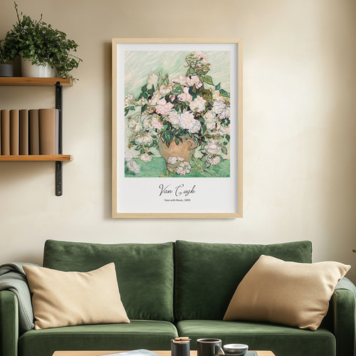 梵高莫奈沙发背景墙挂画电表箱客厅装饰画壁画卧室抽象艺术油画 - 图3