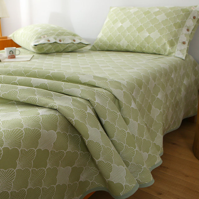 Craftsmanship intangible cultural heritage jacquard pure cotton old coarse cloth cool mat