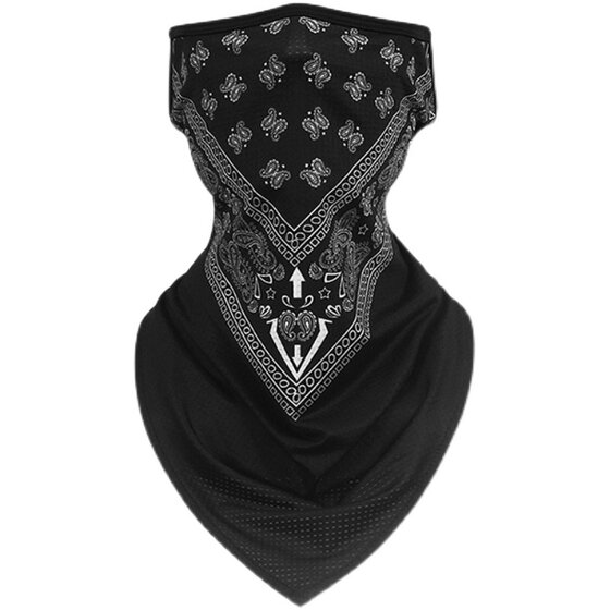 Sun protection mask cycling turban hip hop half face mask